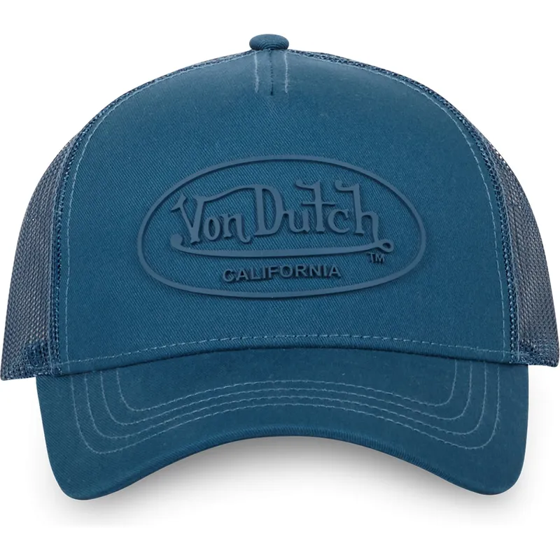 kepure-islenkta-melyna-snapback-log04-von-dutch