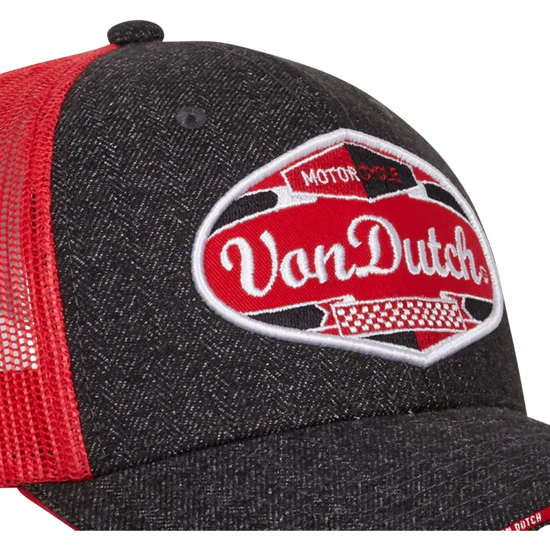 czapka-trucker-czarna-i-czerwona-mixgrey03-von-dutch