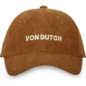 czapka-z-daszkiem-brazowa-regulowana-vel24-ca-od-von-dutch