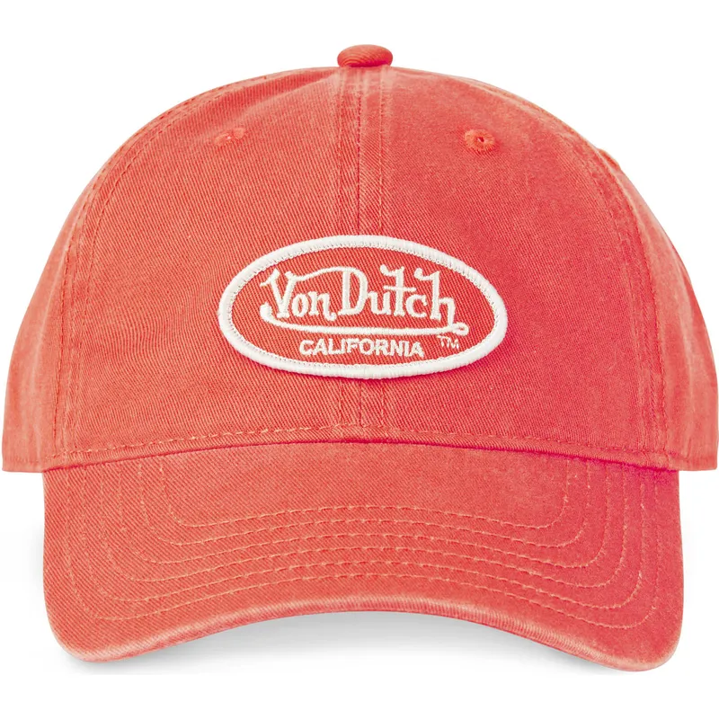 czapka-z-daszkiem-pomaranczowa-regulowana-log-fla-von-dutch