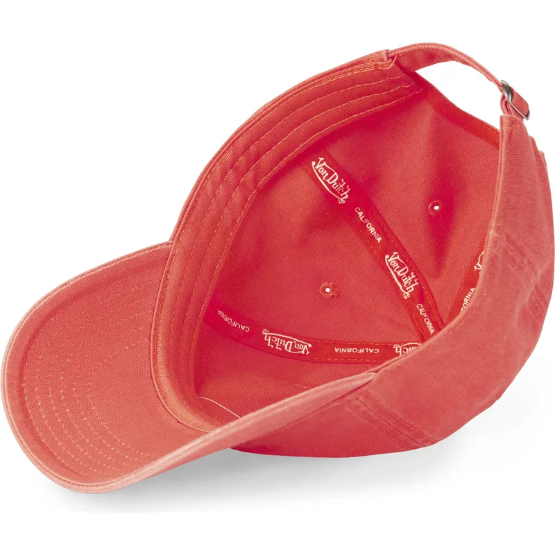 czapka-z-daszkiem-pomaranczowa-regulowana-log-fla-von-dutch