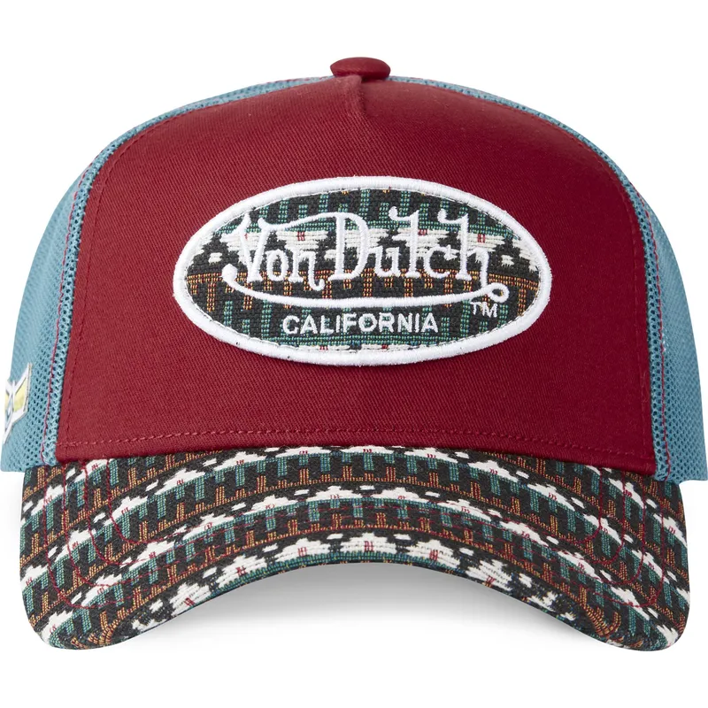 czapka-trucker-czerwono-niebieska-eth03-von-dutch