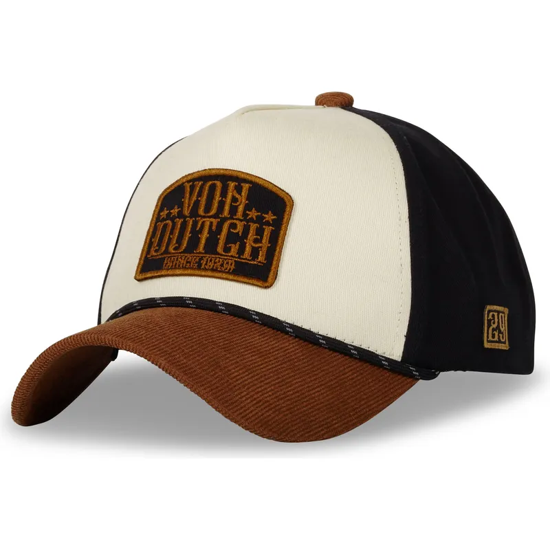 kepure-islenkta-ruda-snapback-vint01-von-dutch