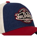 von-dutch-curved-brim-vint05-blue-beige-and-red-snapback-cap