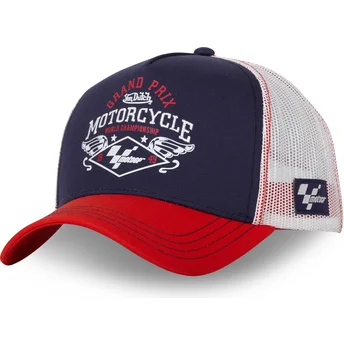 Czapka trucker granatowa, biała i czerwona MOTO CT 24 MotoGP Von Dutch