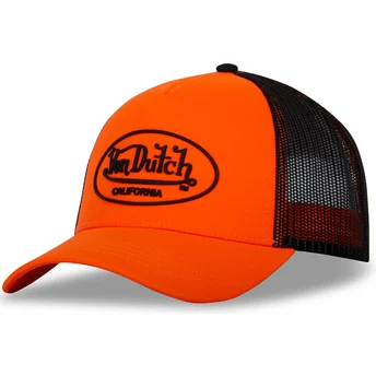 Cap išlenkta orange snapback Von Dutch