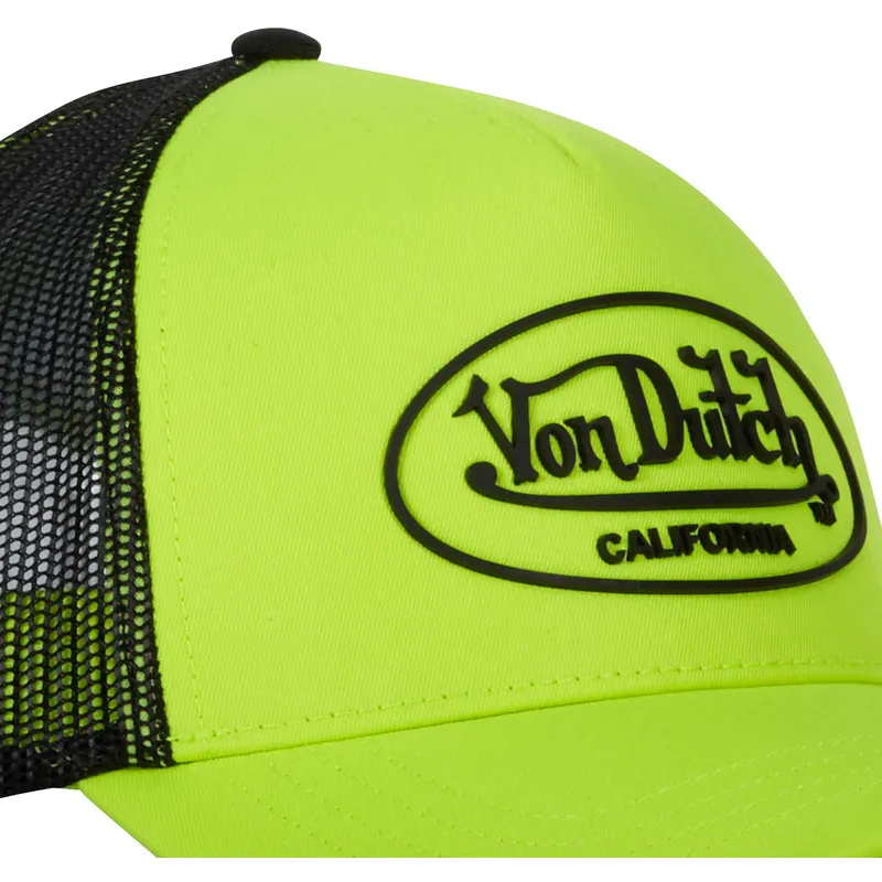 kepure-islenkta-geltona-snapback-flu-von-dutch