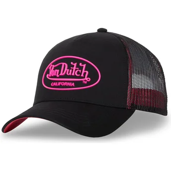 Kepurė išlenkta vilkikas juoda snapback DOM P Von Dutch