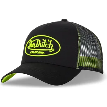 Kepurė išlenkta vilkikas juoda snapback Von Dutch