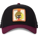 czapka-trucker-czarna-i-bordowa-marvin-marsjanski-loo10-vmar-looney-tunes-od-capslab