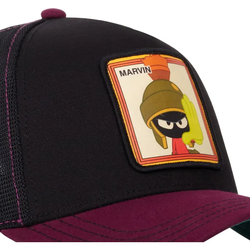 kepure-islenkta-juoda-snapback-loo10-vmar-marsiukas-marvinas-looney-tunes-capslab