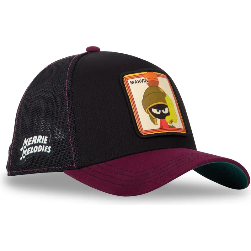 kepure-islenkta-juoda-snapback-loo10-vmar-marsiukas-marvinas-looney-tunes-capslab