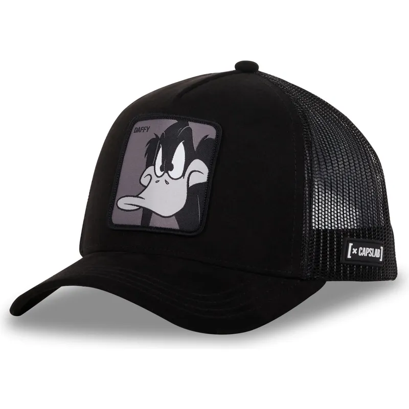 kepure-islenkta-juoda-snapback-loo10-duc-daffy-duck-looney-tunes-capslab