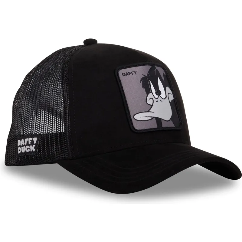 kepure-islenkta-juoda-snapback-loo10-duc-daffy-duck-looney-tunes-capslab