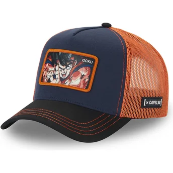 Czapka trucker granatowa i pomarańczowa Son Goku DBZ8 GOK Dragon Ball od Capslab
