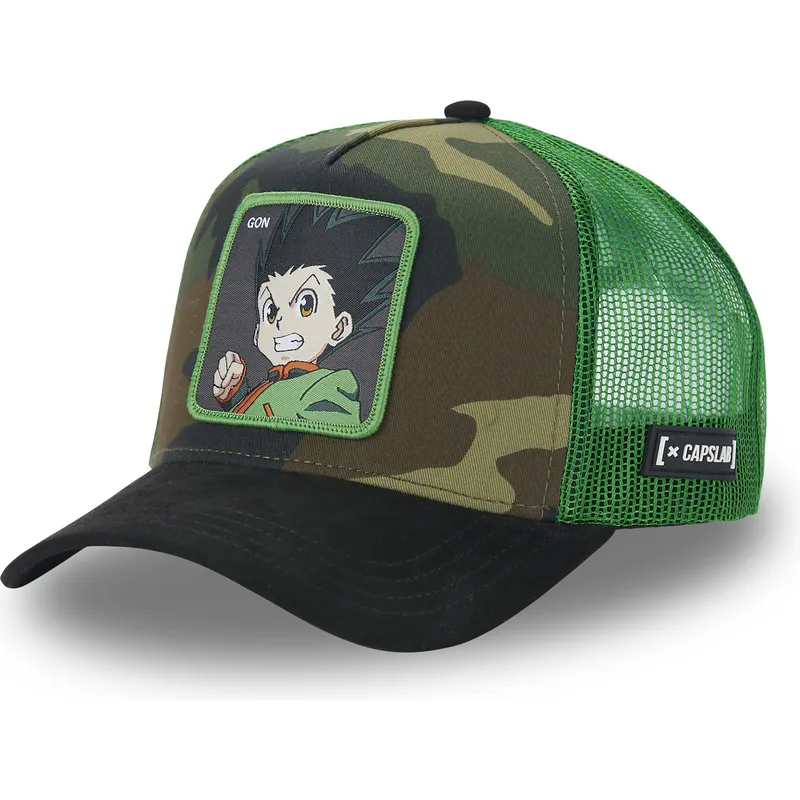 kepure-islenkta-kamufliazas-snapback-hu3-gon-freecss-hunter-x-hunter-capslab