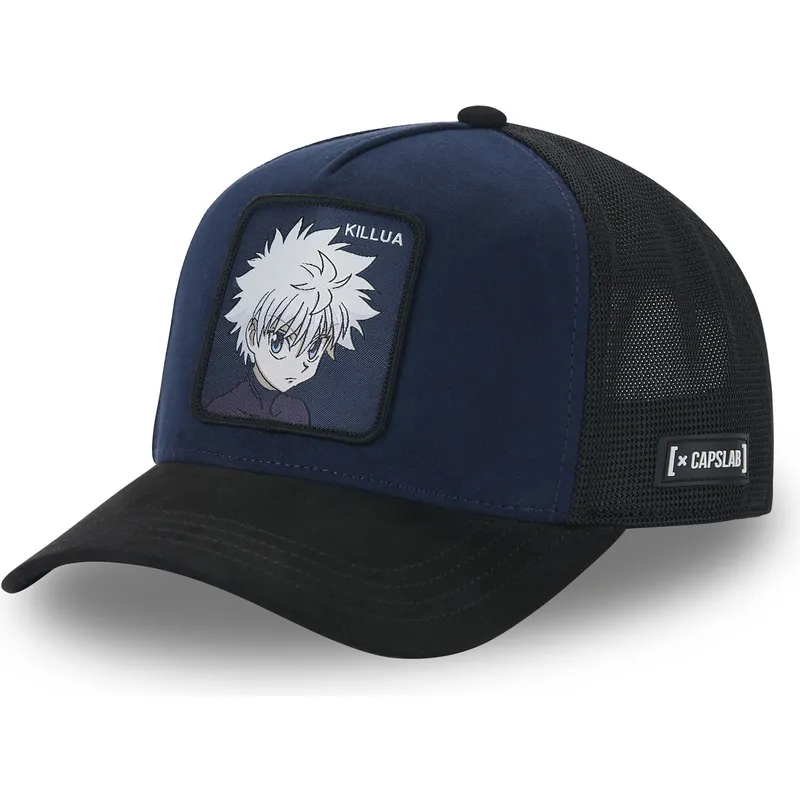kepure-islenkta-tamsiai-melyna-snapback-hu5-killua-zoldyck-hunter-x-hunter-capslab