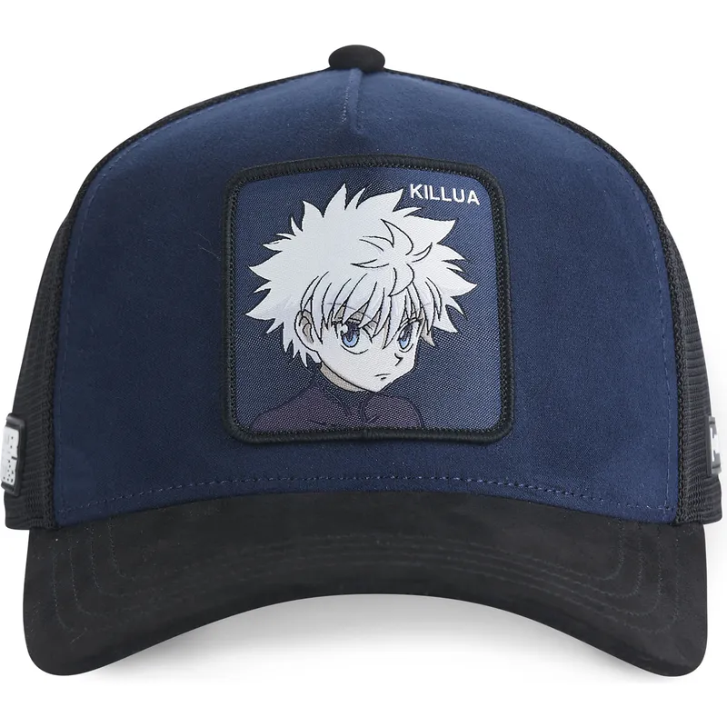 kepure-islenkta-tamsiai-melyna-snapback-hu5-killua-zoldyck-hunter-x-hunter-capslab