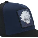 kepure-islenkta-tamsiai-melyna-snapback-hu5-killua-zoldyck-hunter-x-hunter-capslab