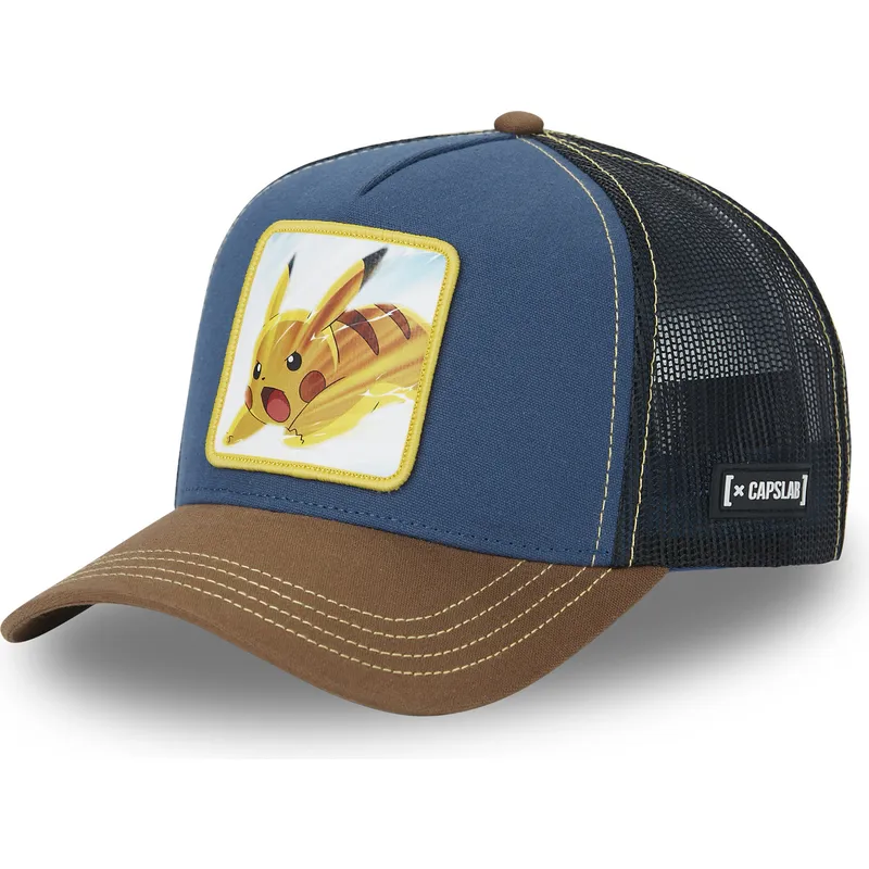 kepure-islenkta-tamsiai-melyna-snapback-pkm5-pik-pikachu-pokemon-capslab