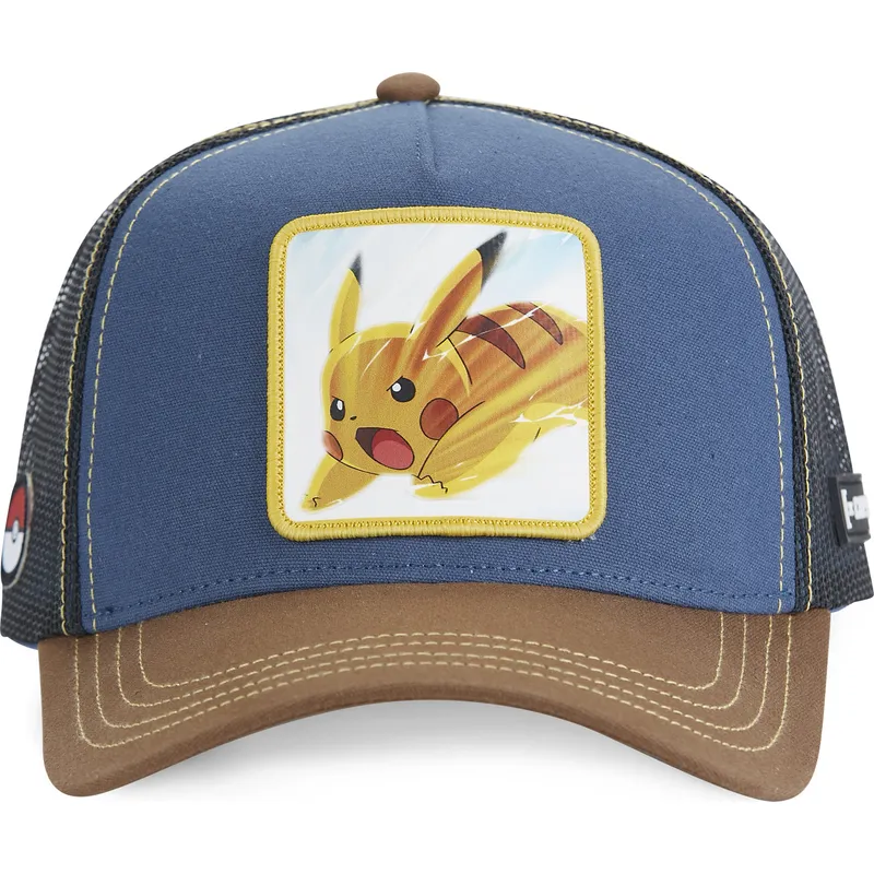 kepure-islenkta-tamsiai-melyna-snapback-pkm5-pik-pikachu-pokemon-capslab