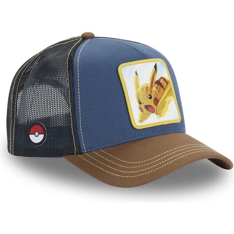 kepure-islenkta-tamsiai-melyna-snapback-pkm5-pik-pikachu-pokemon-capslab