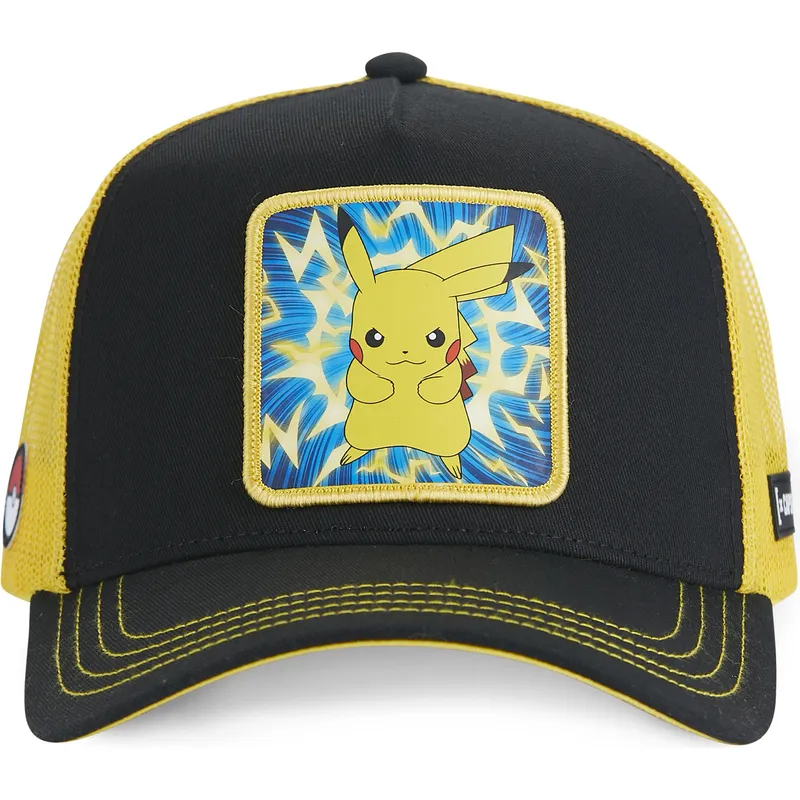 kepure-islenkta-juoda-snapback-pmk5-thu-pikachu-pokemon-capslab kepure-islenkta-juoda-snapback-pmk5-thu-pikachu-pokemon-capslab