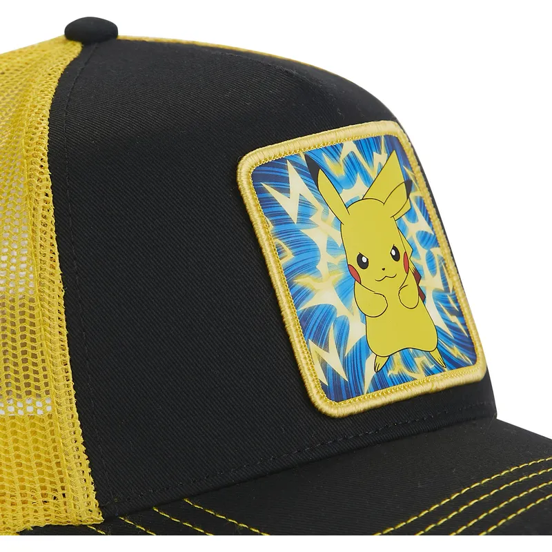 kepure-islenkta-juoda-snapback-pmk5-thu-pikachu-pokemon-capslab kepure-islenkta-juoda-snapback-pmk5-thu-pikachu-pokemon-capslab