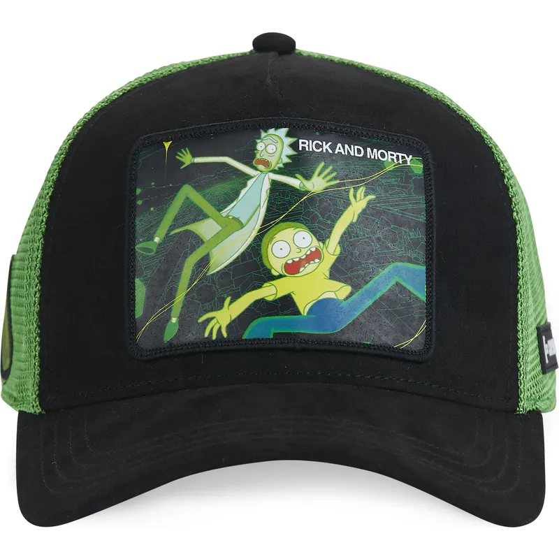 kepure-islenkta-juoda-snapback-rem5-rem-rick-ir-morty-rikas-ir-mortis-capslab