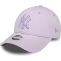 kepure-islenkta-violetine-reguliuojamas-9forty-league-essential-new-york-yankees-mlb-new-era