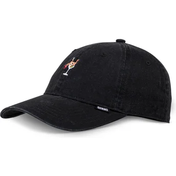 Cap išlenkta black adjustable strap Djinns
