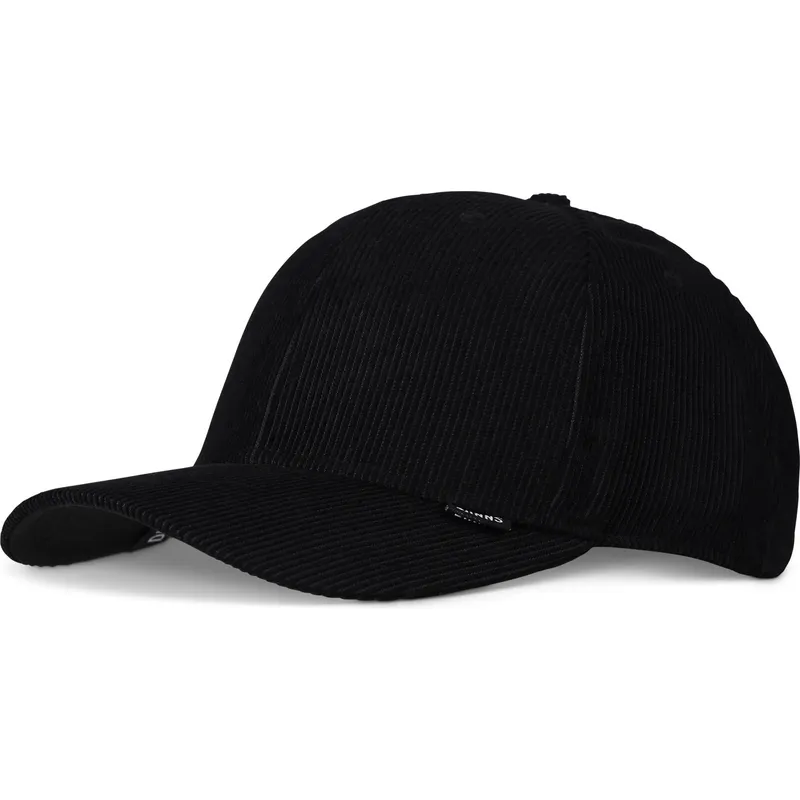kepure-islenkta-juoda-reguliuojamas-truefit-corduroy-djinns