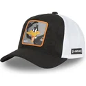 capslab-daffy-duck-daf2-ct-looney-tunes-black-and-white-trucker-hat