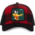 czerwono-czarna-czapka-trucker-z-kaczorem-daffym-loo10-lum-looney-tunes-od-capslab