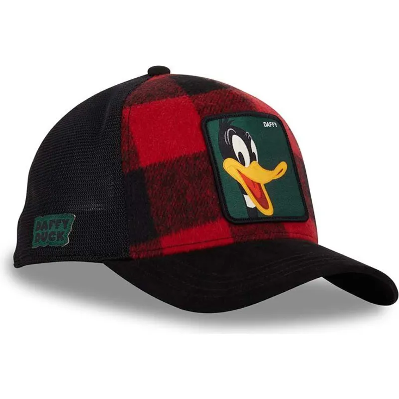 kepure-islenkta-raudona-snapback-loo10-lum-daffy-duck-looney-tunes-capslab