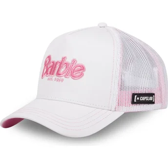 Cap išlenkta white snapback Barbie Capslab