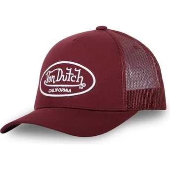 Cap išlenkta red adjustable strap Von Dutch