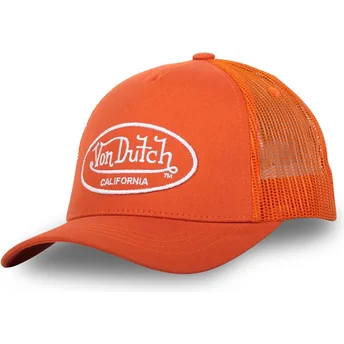 Cap išlenkta orange adjustable strap Von Dutch