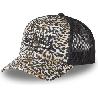 Kepurė išlenkta vilkikas leopardinis snapback SAV Von Dutch