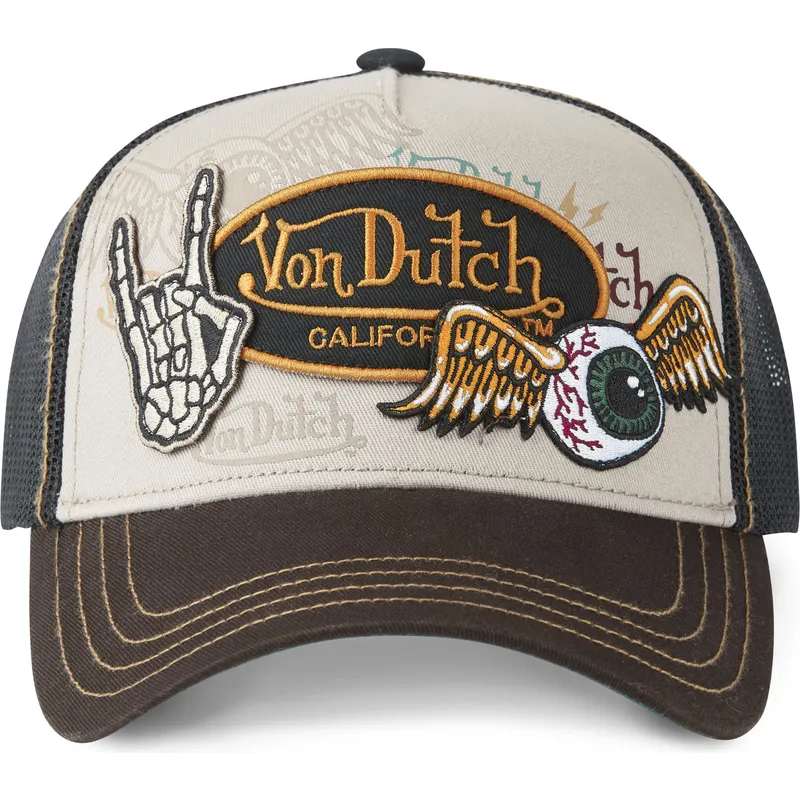 cap-islenkta-brown-snapback-von-dutch