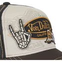 kepure-islenkta-vilkikas-ruda-snapback-patches03-von-dutch