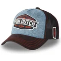 kepure-islenkta-melyna-snapback-lea02-von-dutch