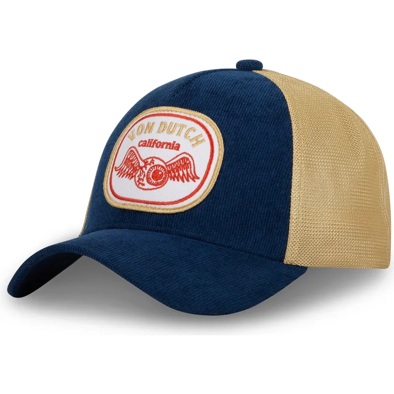 kepure-islenkta-tamsiai-melyna-snapback-blu-ct-von-dutch