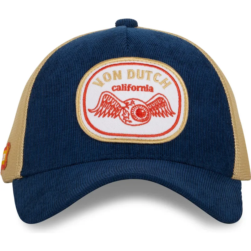 kepure-islenkta-tamsiai-melyna-snapback-blu-ct-von-dutch
