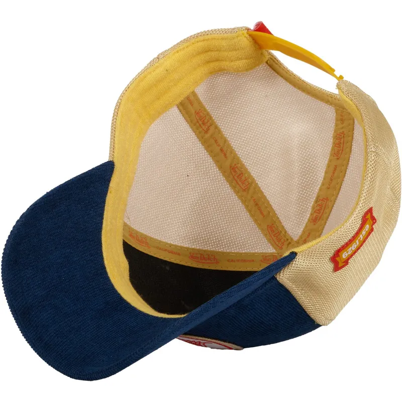 kepure-islenkta-tamsiai-melyna-snapback-blu-ct-von-dutch