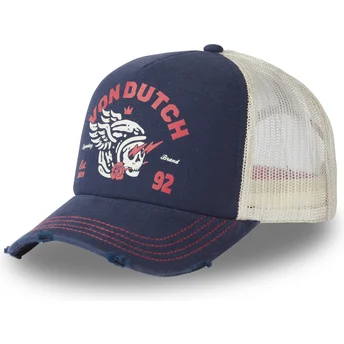 Czapka trucker granatowa CREW16 od Von Dutch