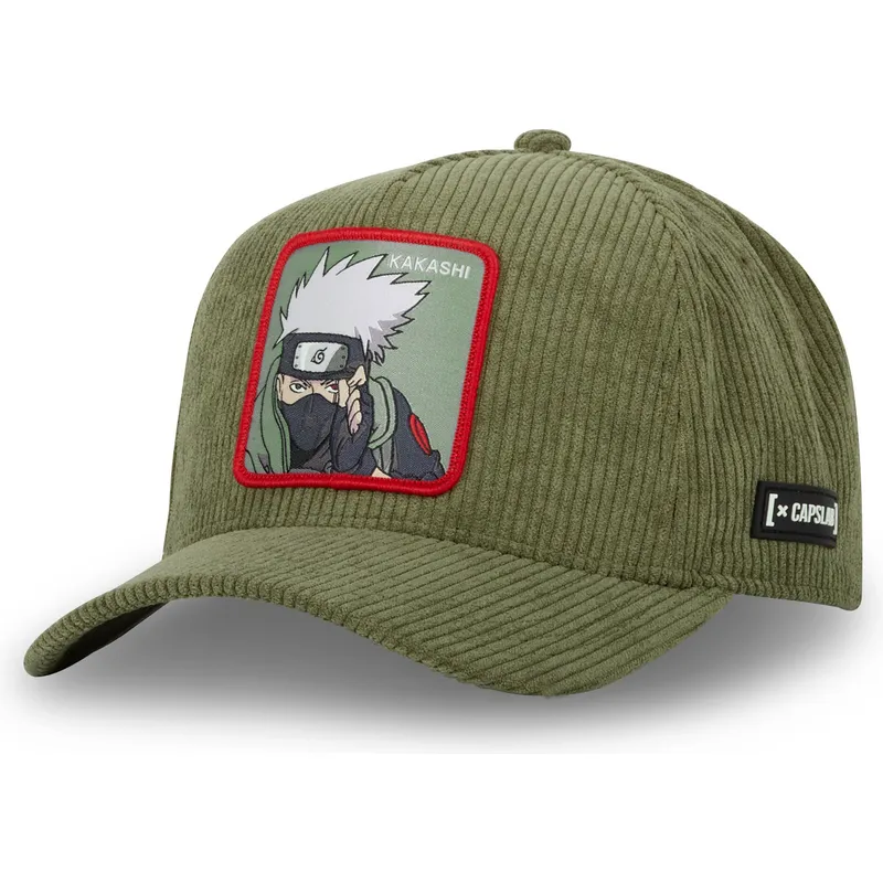zielona-zakrzywiona-czapka-snapback-kakashi-hatake-ns3-cor-naruto-od-capslab