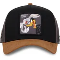 czapka-z-daszkiem-czarna-i-brazowa-snapback-bugs-bunny-i-kaczor-daffy-loo10-bad-looney-tunes-od-capslab
