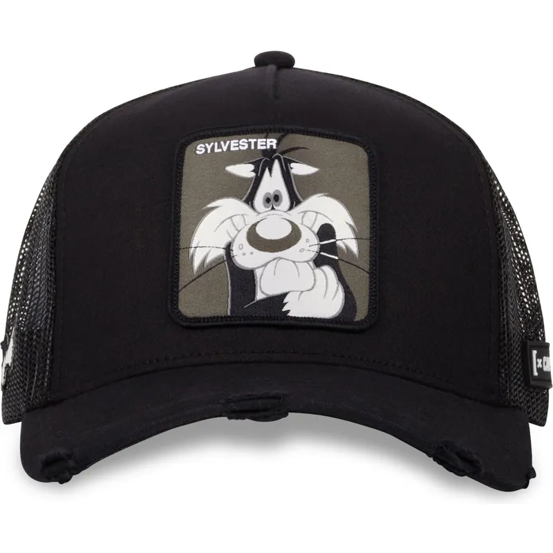 kepure-islenkta-juoda-snapback-loo10-syl-silvestras-looney-tunes-capslab
