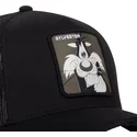 kepure-islenkta-juoda-snapback-loo10-syl-silvestras-looney-tunes-capslab